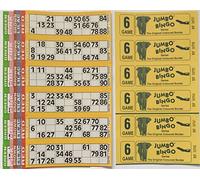 Jumbo 3000 6 PAGE GAMES BINGO TICKETS 6 TO VIEW BINGO BOOKS