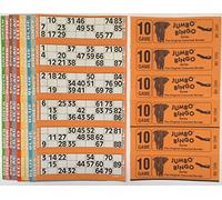 Jumbo 6000 10 PAGE GAMES BINGO TICKETS 6 TO VIEW BINGO BOOKS
