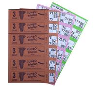 Jumbo 6000 3 PAGE GAMES BINGO TICKETS 6 TO VIEW BINGO BOOKS