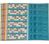Jumbo 6000 8 PAGE GAMES BINGO TICKETS 6 TO VIEW BINGO BOOKS
