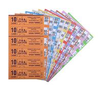 Jumbo 750 10 PAGE GAMES BINGO TICKETS 6 TO VIEW BINGO BOOKS