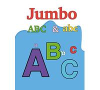 Jumbo ABC & abc: Jumbo hollow alphabets for Coloring (Kids COLORING books)
