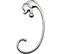 Alessi Jumbo FGO05 Design Elephant Shaped Purse Hook Stainless Steel, Mirror Polished, One Size