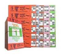 Jumbo Bingo Ticket Booklets, 6 to View, 5 Game