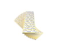 Jumbo Bingo Ticket Singles, 12 to View Pack, Yellow