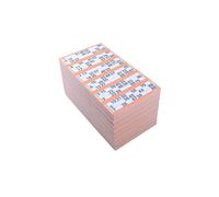 Jumbo Bingo Ticket Singles, 6 to View Pack, Orange
