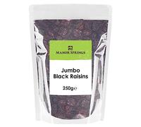 Jumbo Black Raisins 250g by Manor Springs