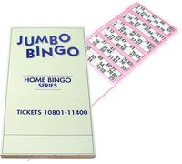 jumbo book of bingo tickets for 90 ball bingo