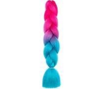 Jumbo Braid Synthetic Braiding Hair Ombre Jumbo Hair Extension For Women DIY Hair Braids Pink Purple Yellow-B41-24inches-1Pcs/Lot