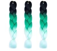 Jumbo Braiding Hair Extentions Jumbo Braids Crochet Hair Twist High Temperature Synthetic (24 Inch 3PCS)-101