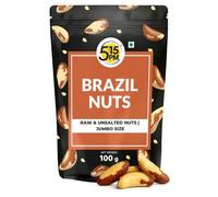 Jumbo Brazil Nuts 100g Hand Selected Exotic Brazil Nuts Rich in Selenium and Magnesium Raw Unsalted 100% Natural Whole Brazil Nuts 100g