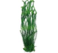 Jumbo Bushy Aquarium or Pond Artificial Dark Green Plant 75-80cm (30 Inch) Tall, with Heavy Base Bushy Foliage, Extra Long Plastic Seaweed Aquascaping Decoration for Fish Tanks or Water Gardens