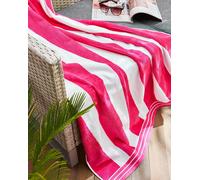 Allure Beach Fashions Jumbo Cabana Stripe Beach Towels - 100 x 180cm (Pink), Pink