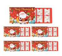 Jumbo Christmas Money Or Gift Card Holder With Envelopes, Christmas Money Envelope for Cash, Gift Card Booklet, ChristmasCard Book for GiftCards, Surprise C-ard Holder for Xmas Cash Supplies