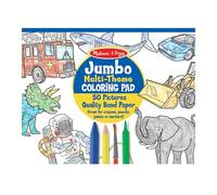 Jumbo Coloring Pad - Blue (11" X 14")
