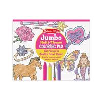 Jumbo Coloring Pad - Pink (11" X 14")