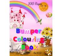 Jumbo colouring book, bumper 100 pages, unicorns, fary, castle, princess and lots more