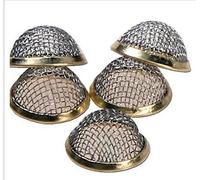 Jumbo Concave 17mm Pipe Bowl Gauze Filter 10 Pack Of Steel Screens