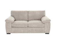 (3 Seater , Black ) Jumbo Cord Amalfi Sofa in Soft Cord Fabric
