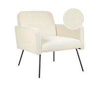 Jumbo Cord Armchair Beige NARKEN