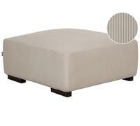 Jumbo Cord Ottoman Beige LUNGO