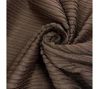 Jumbo Cord Upholstery Fabric Soft Feel Cushion Throw Curtain Craft (Brown Jumbo Cord)