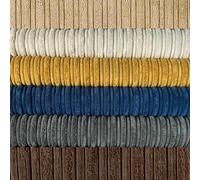 Jumbo Cord Upholstery Fabric Soft Feel Cushion Throw Curtain Craft (Fabric Sample (5"x5"))