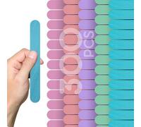 Jumbo Craft Popsicle Sticks - 300 Pack Pastel Colored Craft Popsicles Wooden Sticks Jumbo for Ice Cream DIY
