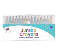 Jumbo Crayons,30 Pack, Non-Toxic Assorted Colors, Washable Art Supplies for Toddlers, Easy to Hold