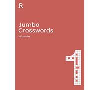 Jumbo Crosswords Book 1: a crossword book for adults containing 100 large puzzles (Richardson Puzzle Books)
