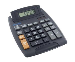 Jumbo Desktop Calculator 8 Digit Large Button School Home Office Battery Solar Shopmonk