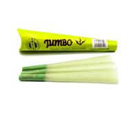 JUMBO Dutch Pre Rolled 3 Cones Per Pack Rolling Papers (Green)