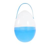 Jumbo Easter Egg Container 9.84inch (25cm) - Egg Shaped DIY Craft Basket Stuffers for Group Activities- Blue