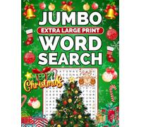 Jumbo Extra Large Print Word Search: Christmas Word Puzzles for Seniors and Visually Impaired