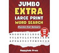 JUMBO Extra Large Print Word Search Puzzles For Seniors: Themed Word Search Book For Adults | Keep Your Brain Busy With Super Large Print & ... Games with Big Font Size to Avoid Eye Strain)