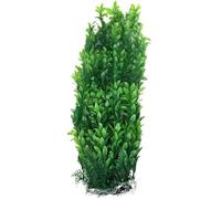 Jumbo Extra Large Tall Plastic Aquarium Plants Stand 50-52cm Tall Green Leaf Artifical Foliage