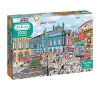 Jumbo, Falcon Contemporary - Piccadilly Circus, Jigsaw Puzzles for Adults, 1,000 piece