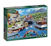 Falcon Deluxe A Day on the River Jigsaw Puzzle (1000 pieces)