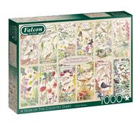 Jumbo Falcon de luxe A Year of The Country Diary 1,000 Piece Puzzle