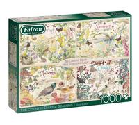 Jumbo Falcon de luxe Country Diary 4 Seasons 1,000 Piece Puzzle