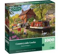 Jumbo Falcon de Luxe - Countryside Locks 1000 Piece Jigsaw Puzzle