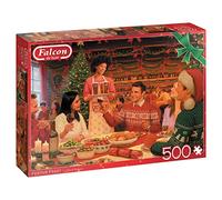 Jumbo, Falcon de luxe - Festive Feast, Christmas Jigsaws, 500 Pieces for Adults