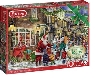 Jumbo Falcon de luxe - Letters For Santa 2 x 1000 Piece Jigsaw Puzzle