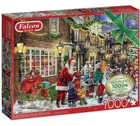 Jumbo Falcon De Luxe Letters For Santa Jigsaw 2X1000 Piece Multi One Size