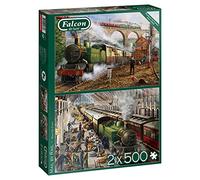 Falcon-de-luxe Mail by Rail by Falcon 2 x, Size 500 Piece, Cardboard | Charlies