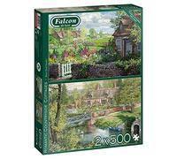 Jumbo, Falcon de luxe - Romantic Countryside Cottages, Jigsaw Puzzles for Adults, 2 x 500 piece