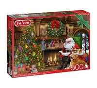 Jumbo, Falcon de luxe - Santa by the Christmas Tree, Jigsaw Puzzle for Adults, 500 piece