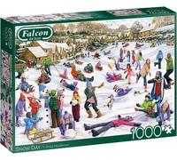 Jumbo, Falcon de luxe - Snow Day, Jigsaw Puzzles for Adults, 1000 piece