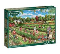 Jigsaw Puzzle Strawberry Picking 68 X 50 Cardboard 1000 Pieces