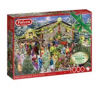Christmas Jigsaw Falcon Christmas Tree Farm, Christmas Jigsaws, 2 x 1000